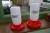 1KG POULTRY FEEDER AND 1 LTR POULTRY DRINKER