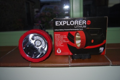 Hotline Explorer Dual Function Led Rechargeable Torch