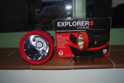 Hotline Explorer Dual Function Led Rechargeable Torch
