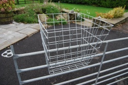 Double Sided Sheep or Calf Pen Hay Basket