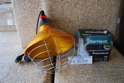 Inter Heat 30cm Heat Lamp + 2 x 250watt bulbs